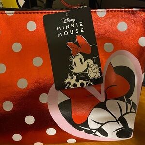 NWT Disney Minnie Mouse Large Cosmetic Bag